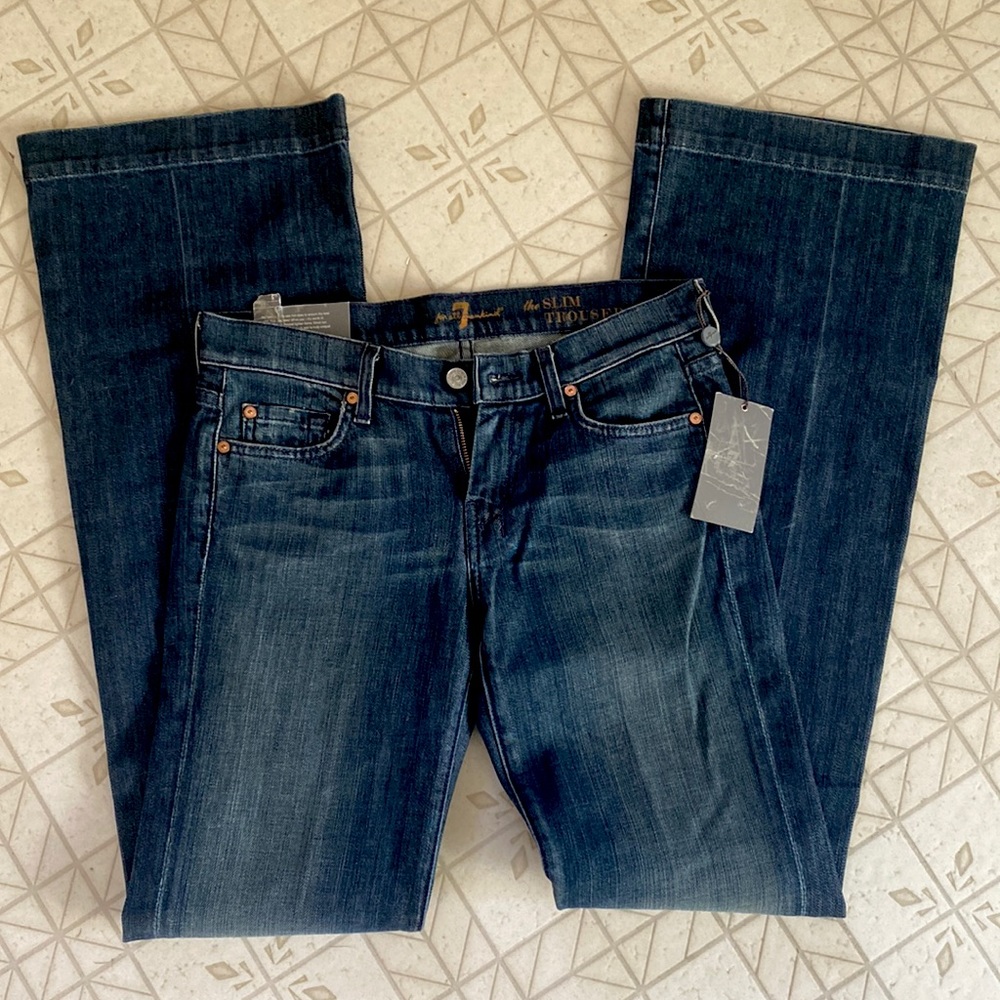 7 for all mankind-Slim Trouser, size 27 long